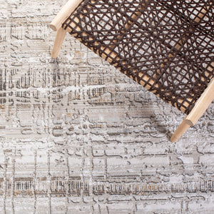 Safavieh Princeton 2'6" X 4' Transitional Accent Rug In Ivory Grey - Luxurious, Durable & Versatile Home Decor Ivory ,Grey 50% Viscose,50% Polyester Pile Content Prn559a-24