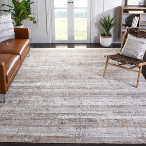 Safavieh Princeton 2'6" X 4' Transitional Accent Rug In Ivory Grey - Luxurious, Durable & Versatile Home Decor Ivory ,Grey 50% Viscose,50% Polyester Pile Content Prn559a-24