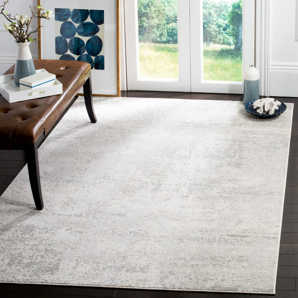 Safavieh Princeton Luxurious Plush Area Rug With Modern Distressed Design For Contemporary Home Decor Elegance Beige ,Grey 65% Polyester Pile 12% Cotton 10% Viscose 9.5 % Warp Yarn 3.5%Latex Prn716a-6