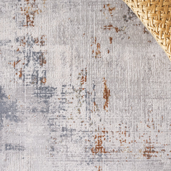 Safavieh Princeton Light Beige Runner Rug - Elegant 2x7 Ft Area Rug With Abstract Design For Sophisticated Spaces Light Beige 65% Polyester Pile 12% Cotton 10% Viscose 9.5 % Warp Yarn 3.5%Latex Prn727a-27