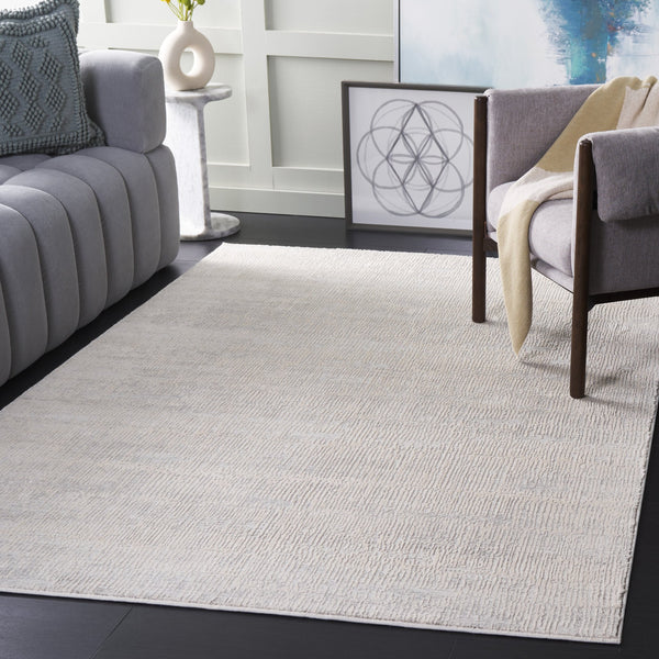 Safavieh Princeton Light Beige Area Rug 4X6 – Plush 3/4" Pile, Power-Loomed Turkey, Durable Subtle Abstract Elegance PRN728A-4