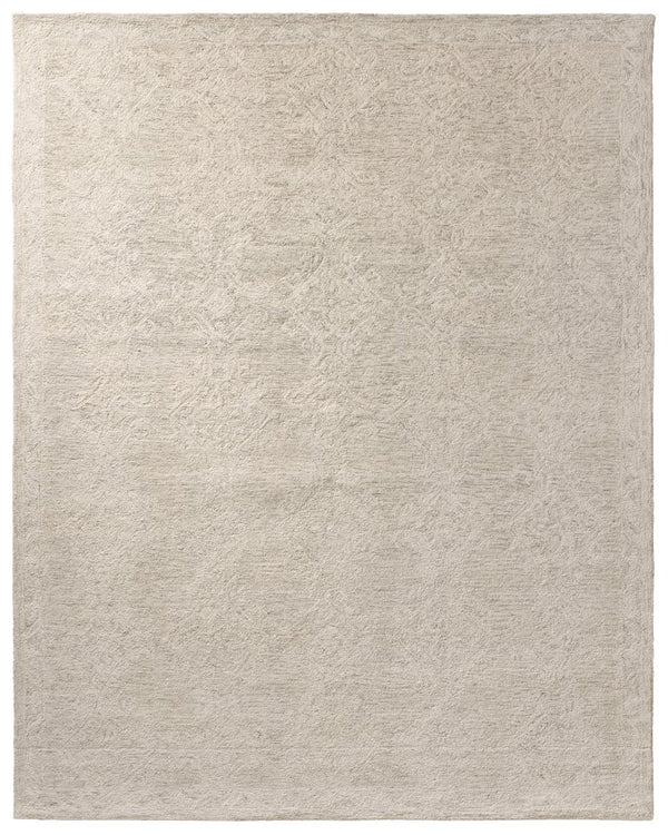 Jaipur Living Province Corian Pro05 Tufted Handmade 100% Wool Solids Trellis Indoor Rug Gray 100% Wool, 100% Cotton Rug158264