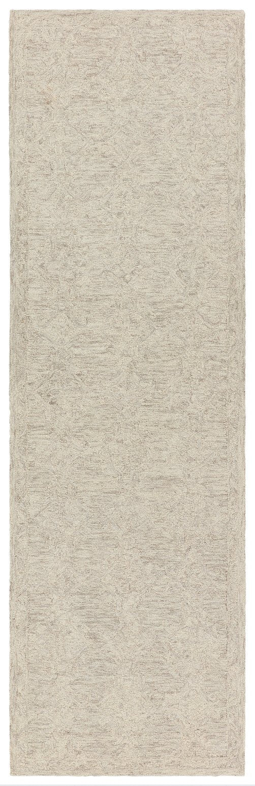 Jaipur Living Province Corian Pro05 Tufted Handmade 100% Wool Solids Trellis Indoor Rug Gray 100% Wool, 100% Cotton Rug158264