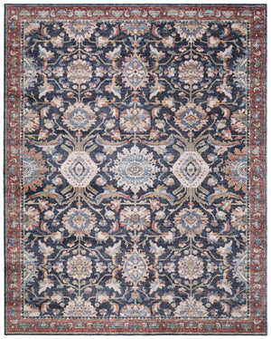 Feizy Rugs Pearson Medallion Polyester Area Rug with Plush Pile for Living and Dining Rooms 5' x 7'6" PRS39SGFNVYRSTE70