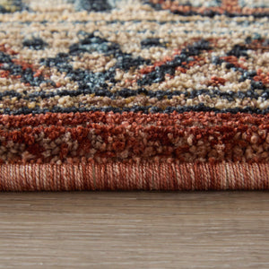 Feizy Rugs Pearson Persian Medallion Polyester Area Rug for Living or Dining Room Spaces 5' x 7'6" PRS39SKFRST000E70