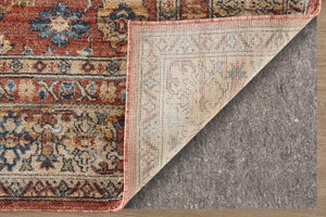 Feizy Rugs Pearson Persian Medallion Polyester Area Rug for Living or Dining Room Spaces 5' x 7'6" PRS39SKFRST000E70