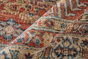 Feizy Rugs Pearson Persian Medallion Polyester Area Rug for Living or Dining Room Spaces 5' x 7'6" PRS39SKFRST000E70