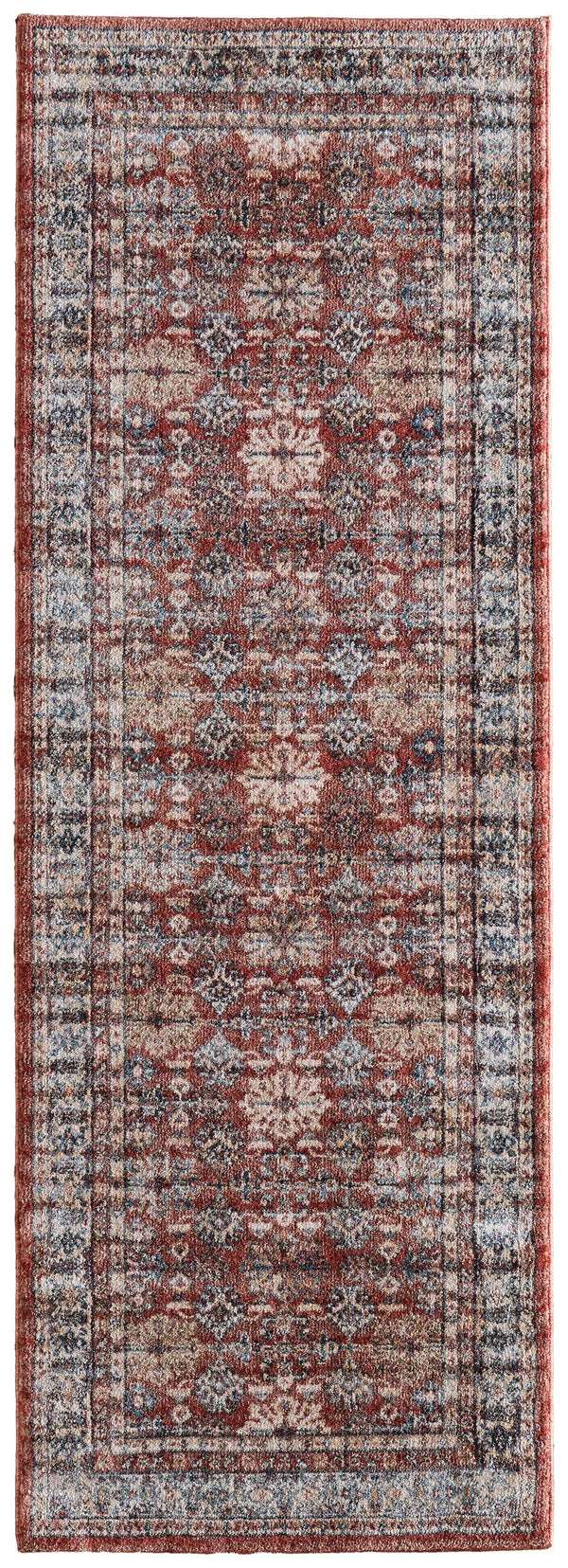 Feizy Rugs Pearson Persian Medallion Polyester Area Rug for Living or Dining Room Spaces 2'6" x 7'3" PRS39SKFRST000I02