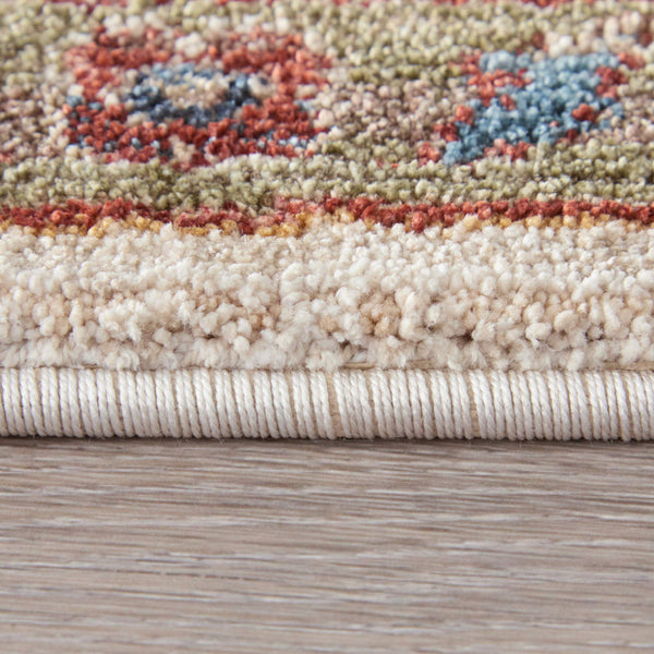 Feizy Rugs Pearson Oriental Medallion Area Rug with Plush Pile for Dining and Living Rooms 5' x 7'6" PRS39SUFBGEBGEE70