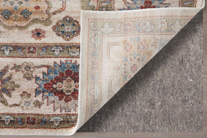 Feizy Rugs Pearson Oriental Medallion Area Rug with Plush Pile for Dining and Living Rooms 5' x 7'6" PRS39SUFBGEBGEE70