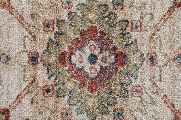 Feizy Rugs Pearson Oriental Medallion Area Rug with Plush Pile for Dining and Living Rooms 5' x 7'6" PRS39SUFBGEBGEE70