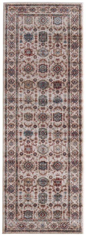 Feizy Rugs Pearson Oriental Medallion Area Rug with Plush Pile for Dining and Living Rooms 2'6" x 7'3" PRS39SUFBGEBGEI02