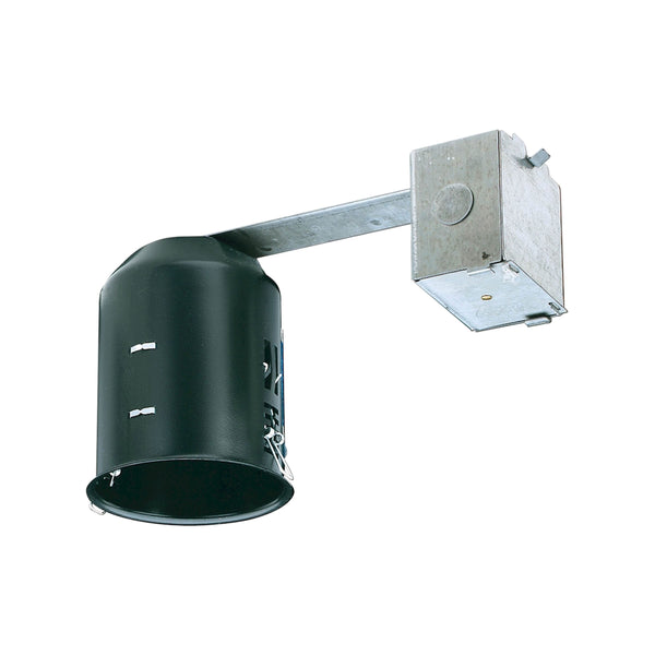 Thomas Lighting Recessed Light Housing Silver Metal Ceiling Enclosure for Downlights and LED Trim 4.75 W x 4.75 D x 5.5 H Single PS4RM