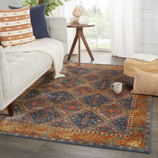 Jaipur Living Vibe Quillen Medallion Lattice Polypropylene Area Rug Antique Persian Inspired Living Room 8'10"X11'9" RUG148495