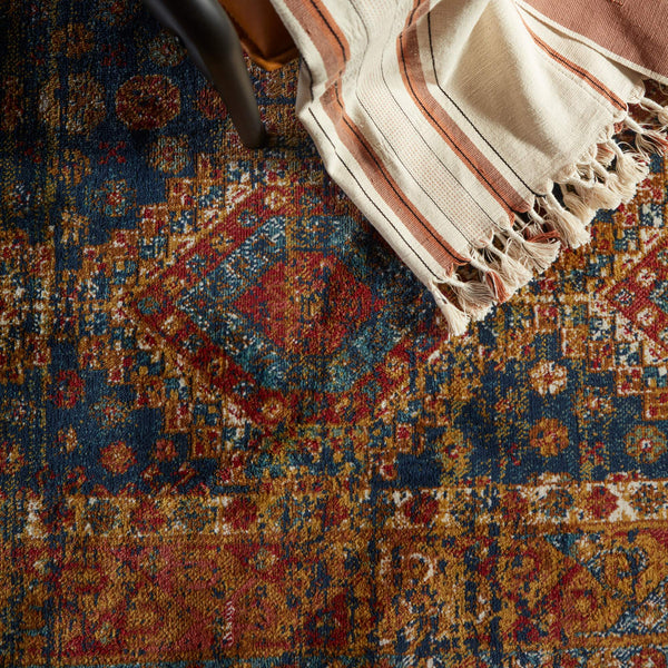 Jaipur Living Vibe Quillen Medallion Lattice Polypropylene Area Rug Antique Persian Inspired Living Room 8'10"X11'9" RUG148495
