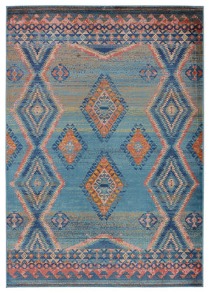 Jaipur Living Vibe by Jaipur Living Jumelle Geometric Medallion Polypropylene Rug for Room 8'10"X11'9" RUG151047