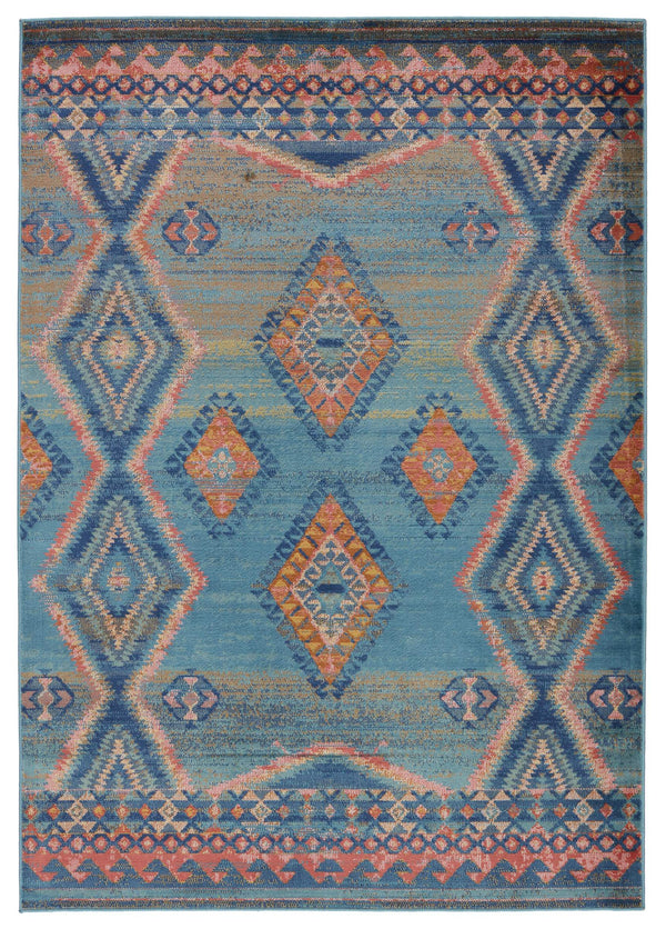 Jaipur Living Vibe by Jaipur Living Jumelle Geometric Medallion Polypropylene Rug for Room 8'10"X11'9" RUG151047