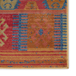 Jaipur Living Vibe by Jaipur Living Eaven Geometric Tribal Polypropylene Rug for Dining Rooms 7'6"X9'6" RUG151052