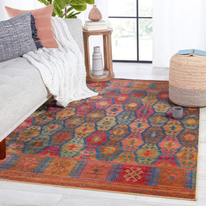 Jaipur Living Vibe by Jaipur Living Eaven Geometric Tribal Polypropylene Rug for Dining Rooms 7'6"X9'6" RUG151052