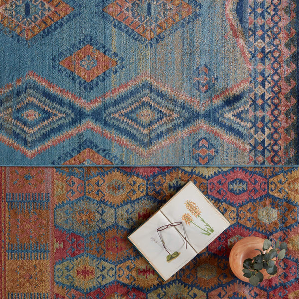 Jaipur Living Vibe by Jaipur Living Eaven Geometric Tribal Polypropylene Rug for Dining Rooms 7'6"X9'6" RUG151052