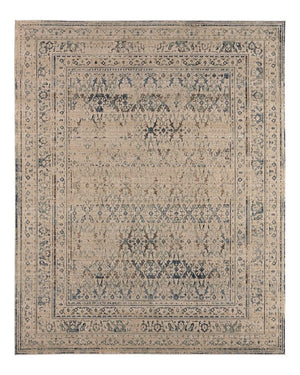 Jaipur Living Jaipur Kaia Powerloomed Vintage-Inspired Blue Gray Area Rug With Low Pile, Subtle Sheen & Durable Care 3'1"X5' RUG164951