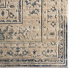Jaipur Living Jaipur Kaia Powerloomed Vintage-Inspired Blue Gray Area Rug With Low Pile, Subtle Sheen & Durable Care 3'1"X5' RUG164951