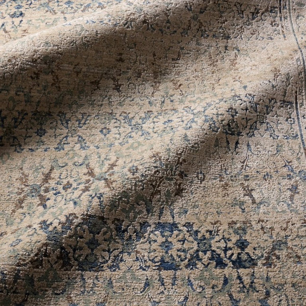 Jaipur Living Jaipur Kaia Powerloomed Vintage-Inspired Blue Gray Area Rug With Low Pile, Subtle Sheen & Durable Care 3'1"X5' RUG164951