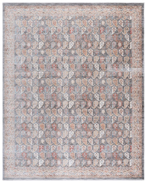 Safavieh Paisley Lush Area Rug: Traditional Meets Contemporary Elegance For A Cozy Home Upgrade Dark Grey ,Rust Polyester Psl862f-2339