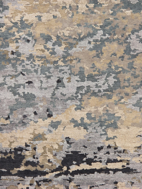 Pasargad Luxurious Hand-knotted Silk & Wool Area Rug - Stylish, Durable Elegance For Any Space   Pss-01 9x12