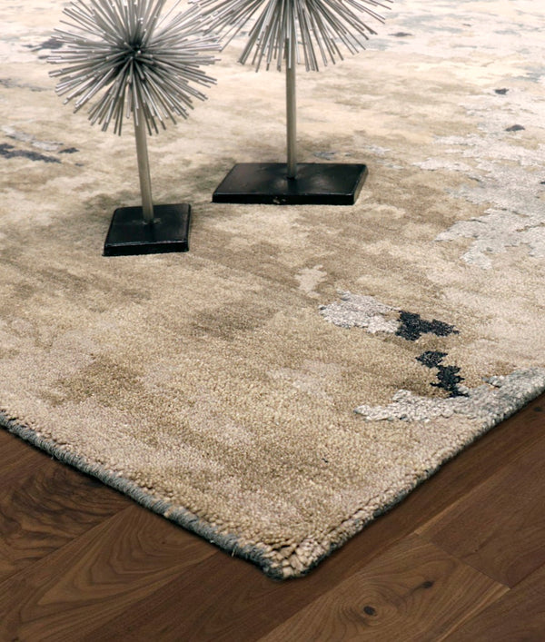 Pasargad Luxurious Hand-knotted Silk & Wool Area Rug - Stylish, Durable Elegance For Any Space   Pss-01 9x12