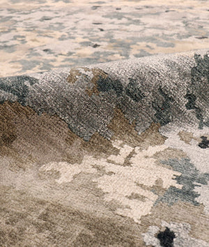 Pasargad Luxurious Hand-knotted Silk & Wool Area Rug - Stylish, Durable Elegance For Any Space   Pss-01 9x12