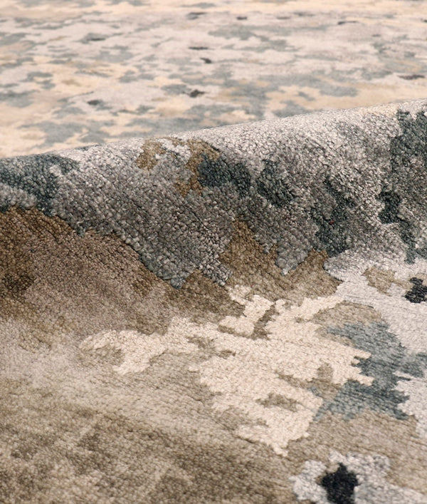 Pasargad Luxurious Hand-knotted Silk & Wool Area Rug - Stylish, Durable Elegance For Any Space   Pss-01 9x12