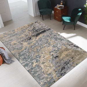 Pasargad Luxurious Hand-knotted Silk & Wool Area Rug - Stylish, Durable Elegance For Any Space   Pss-01 9x12