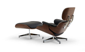 Pasargad Home Portfino Leather Lounge Chair & Ottoman - Timeless Elegance In Black Or White Black Leather Pt-t066f Blk