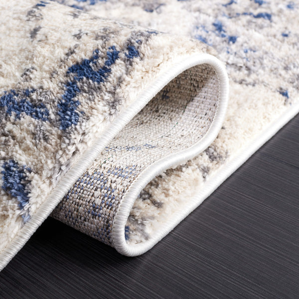 Safavieh Petra 102 Power Loomed Modern Rug Ivory / Blue PTA102A-9