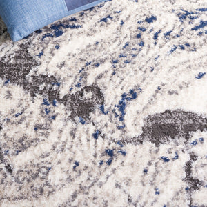 Safavieh Petra 102 Power Loomed Modern Rug Ivory / Blue PTA102A-9