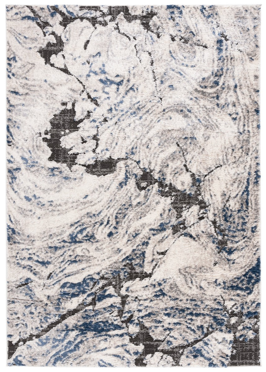 Safavieh Petra 102 Power Loomed Modern Rug Ivory / Blue PTA102A-9