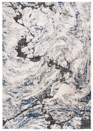 Safavieh Petra 102 Power Loomed Modern Rug Ivory / Blue PTA102A-9