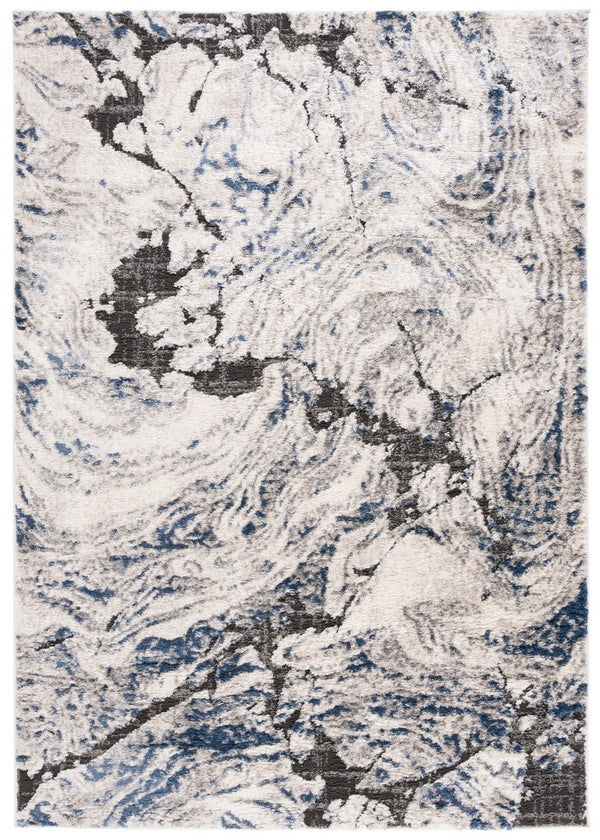 Safavieh Petra 102 Power Loomed Modern Rug Ivory / Blue PTA102A-9