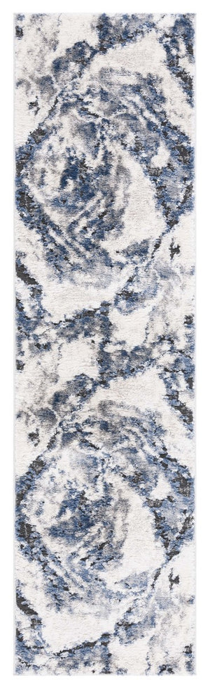 Safavieh Petra 104 Power Loomed Modern Rug Ivory / Blue PTA104A-9