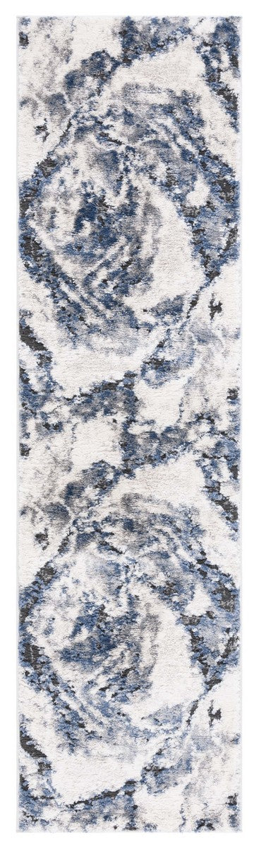 Safavieh Petra 104 Power Loomed Modern Rug Ivory / Blue PTA104A-9