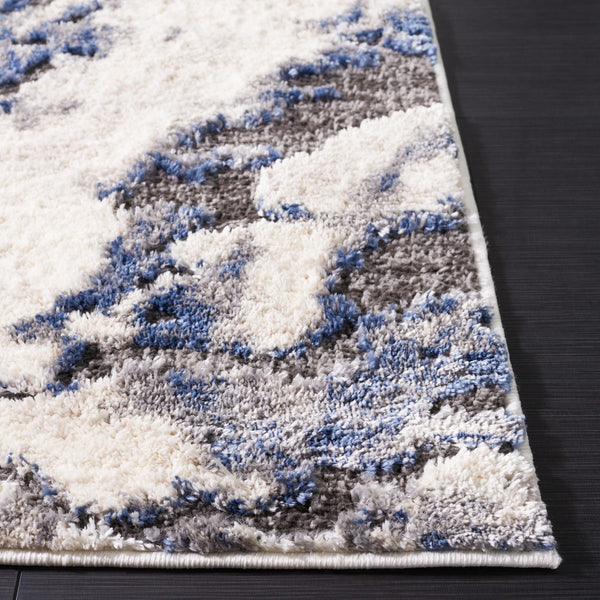 Safavieh Petra 104 Power Loomed Modern Rug Ivory / Blue PTA104A-9