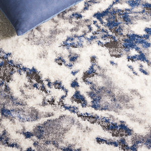 Safavieh Petra 104 Power Loomed Modern Rug Ivory / Blue PTA104A-9