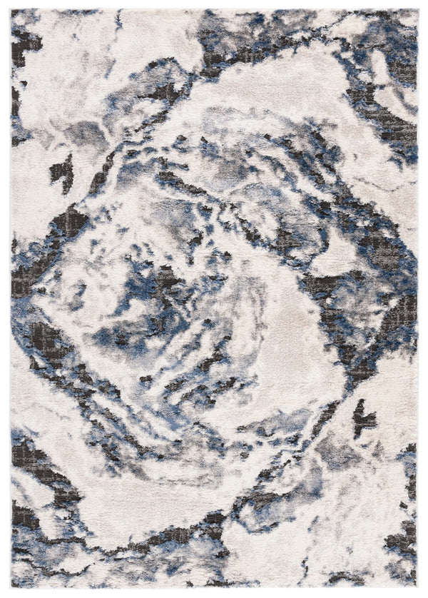 Safavieh Petra 104 Power Loomed Modern Rug Ivory / Blue PTA104A-9