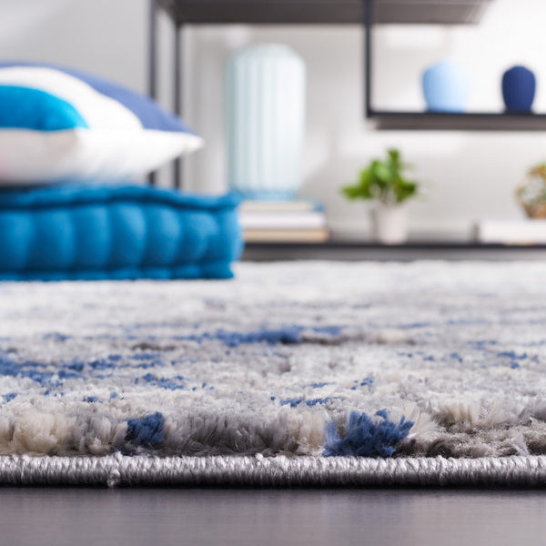 Safavieh Petra 108 Power Loomed Modern Rug Light Grey / Light Beige PTA108F-9