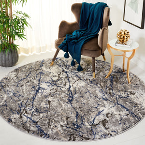 Safavieh Petra 108 Power Loomed Modern Rug Light Grey / Light Beige PTA108F-9