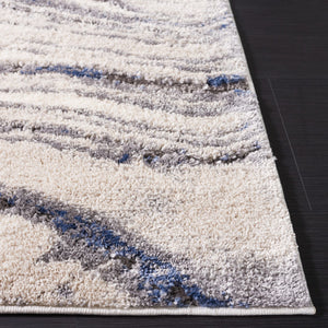 Safavieh Petra 110 Power Loomed Modern Rug Light Beige / Blue PTA110A-9