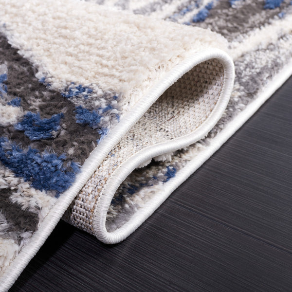 Safavieh Petra 110 Power Loomed Modern Rug Light Beige / Blue PTA110A-9