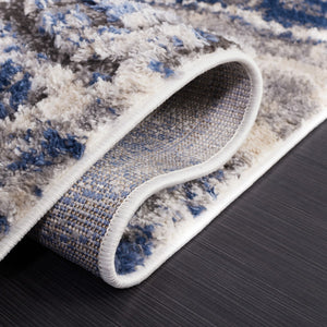 Safavieh Petra 112 Power Loomed Modern Rug Light Beige / Blue PTA112A-9