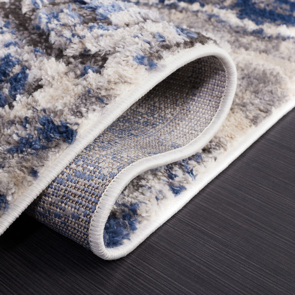 Safavieh Petra 112 Power Loomed Modern Rug Light Beige / Blue PTA112A-9